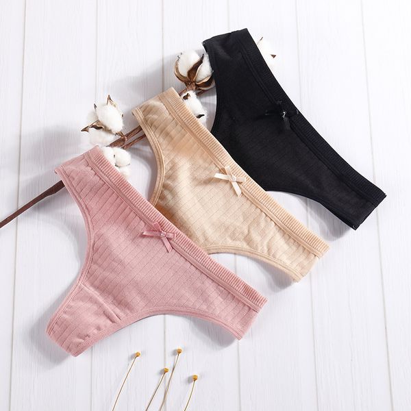 

cotton underwear ladies underpants t-back solar system intimate women panties g-string lingerie short pants low-rise thong, Black;pink