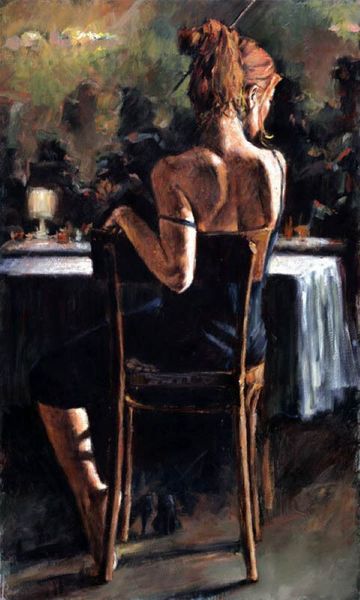 

female portrait young girl - dancer in the night bar home decor handpainted &hd print oil painting on canvas wall art canvas , f2021107