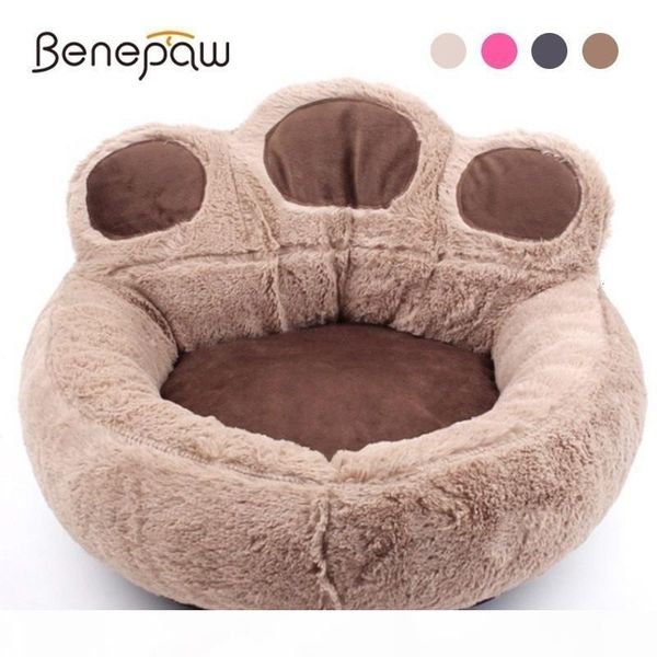 

benepaw 4 colors quality sofas for dogs paw shape washable sleeping dog bed house soft warm wear resistant pet bed cat puppy