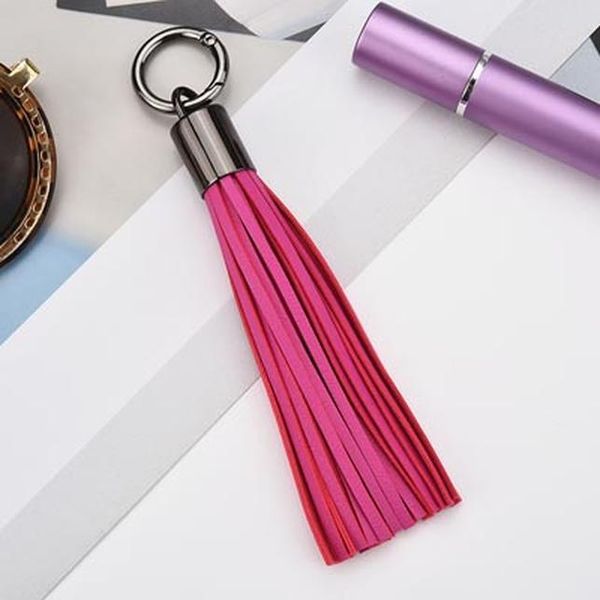 

cute key chain for women car trinket bag bugs car key ring tassels bag charm holder ornaments leather jewelry keychain eh385 h bbyura, Slivery;golden