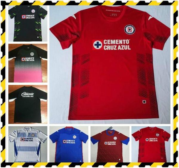 

20 21 club cruz azul soccer jerseys kits 2020 2021 futbol club caraglio montoya mendez mexico football shirts, Black;yellow