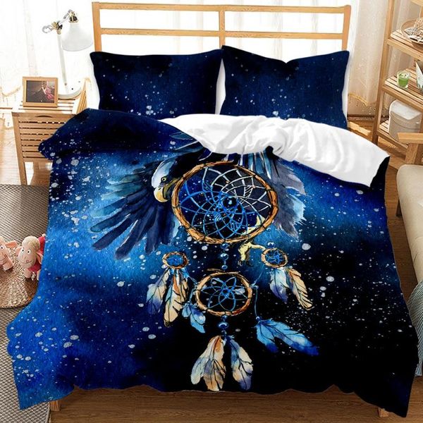 

3d dream catcher printing duvet cover designer bedding set king  twin bed set full size comforter microfiber fabric