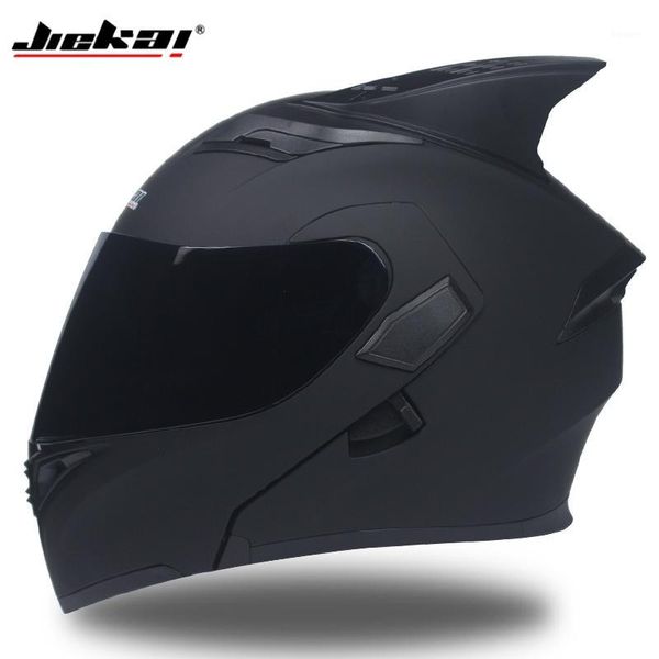 

motorcycle helmets jiekai 902 double visors modular flip up helmet dot approved full face casque moto racing motocross helmet1