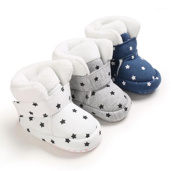 

first walkers 2021 casual baby walker anti-slip snow boots infant plush shoes born girl prewalker winter keep warm boys shoes1