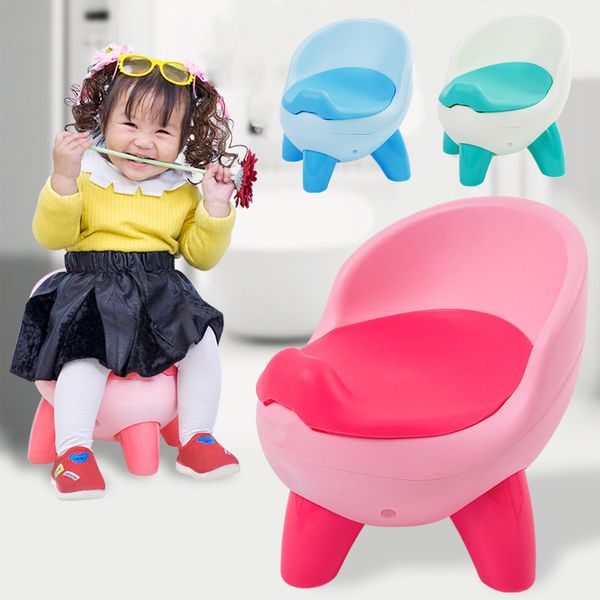 Antiscivolo per bambini Toilette sicura per bambini Vasino Trainer Seggiolino per bambini Vaso per bambini Schienale per bambini Vasino Vasino in plastica Igiene infantile Vasino per addestramento LJ201110