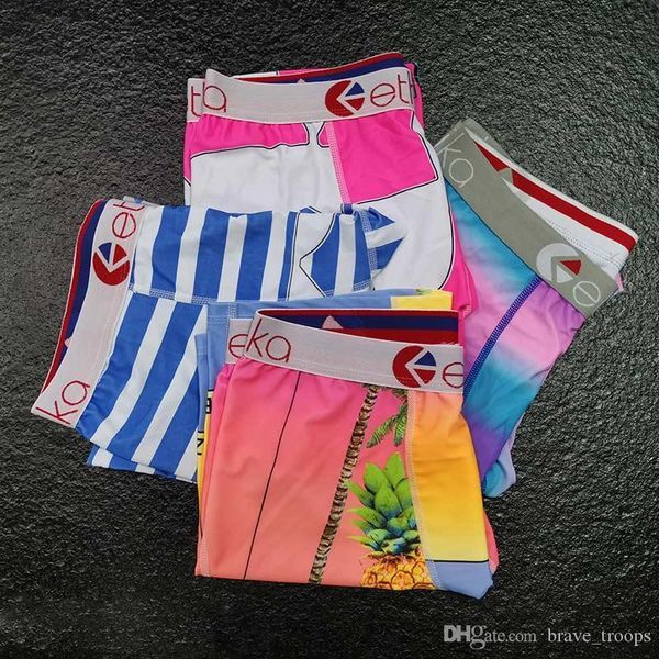 

2020 street skateboard fashion underwear print vulnerable sports series rock men's hip hop elastic leggings quick drying ethika 2154