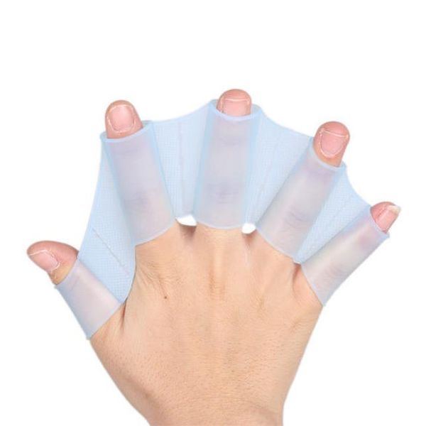 

1pair silicone swimming half finger hand fins pers frog hand webbed pers glove sport training paddle dive swim glove sqczrn pingtoy