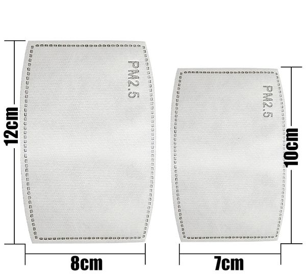 

carbon 5 face anti activated layers dust droplets replaceable mask filter insert fo usip