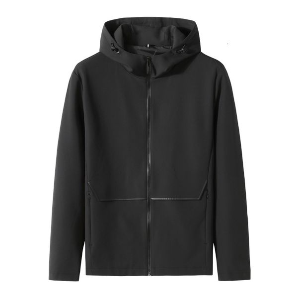 

spring 2021 new fattening plus size fat fashion casual hooded jacket men's, Black;brown