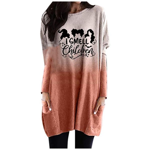 

casual dresses dress women's clothing appliques woman halloween letter printed o-neck long sleeve pockets girl, Black;gray