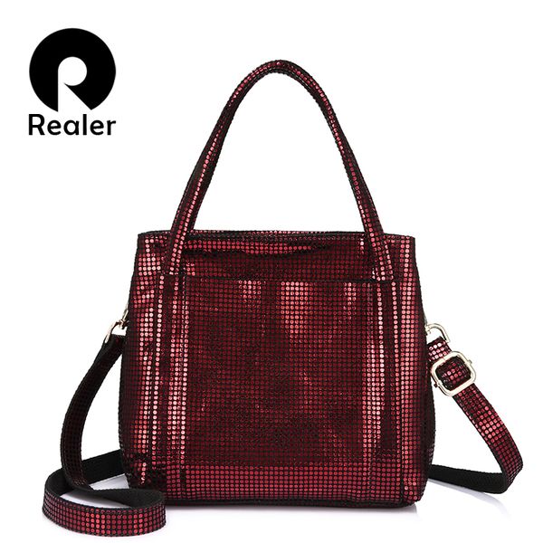 

realer genuine leather handbags ladies bags fashion shoulder crossbody bags for women totes messenger bag female