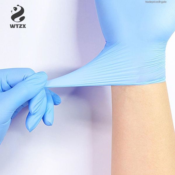 

gloves for nitrile latex disposable 100pcs/lot food rubber laboratory cleaning multifunctional home garget