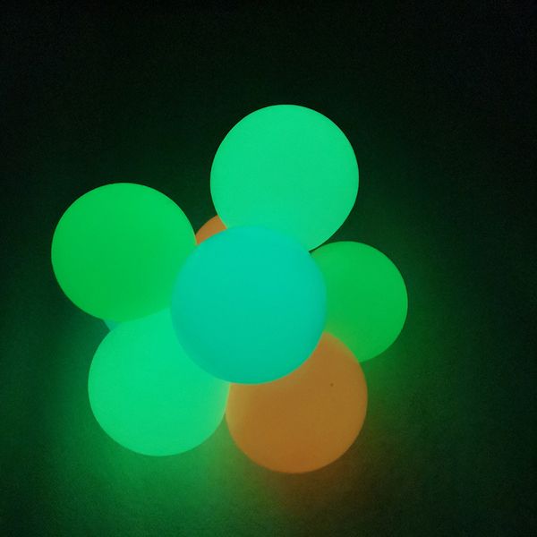 

glow in the dark sticky ceiling balls stress balls for adults and kids glow sticks balls squishy toys for kids birthday party favors