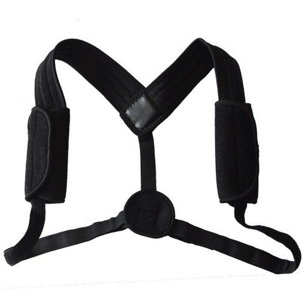 

brace support belt adjustable back posture corrector clavicle spine back shoulder lumbar posture correction shoulder support k912