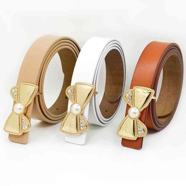 

waistbands belts new korean versatile women's cattle belt casual snap leather trouser fine, Black;brown