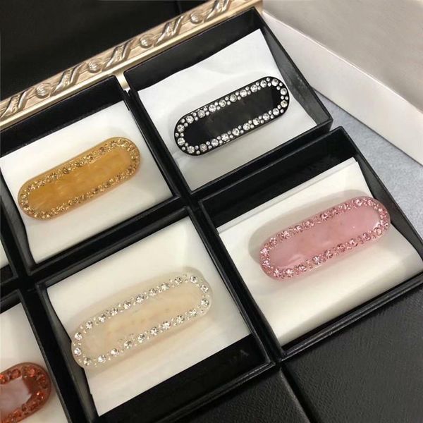 

shiny diamond letter hairpin designer hairpin edge clip crystal rhinestone barrettes fashion clip woman hair accessories, Golden;silver