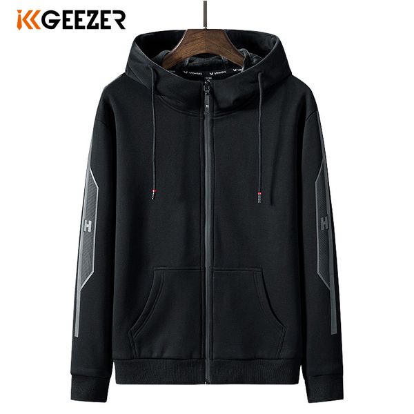 

winter men hoodies sweatshirts fleece zipper big size 5xl 6xl 7xl 8xl black 68% cotton streetwear warm hooded sportswear male kg-957