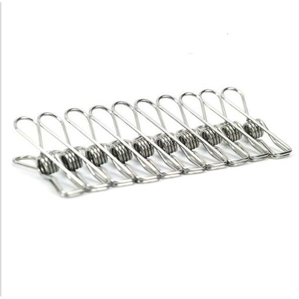 

for steel 5.5*2.5cm stainless spring pegs clothes clips socks ps hang rack parts practical portable holder accessori
