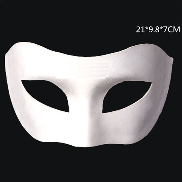 

version wholesale white unpainted face plain blank paper pulp diy masquerade masque party mask 6 r75cp