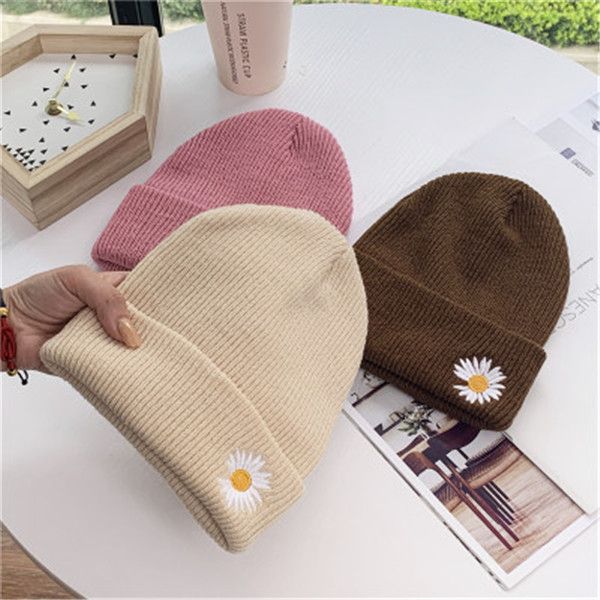 

outdoor hats winter hat beanie plain knitted autumn warm ski cuff cap wool soft slouchy skull caps beanies men women street colorful, Black;white