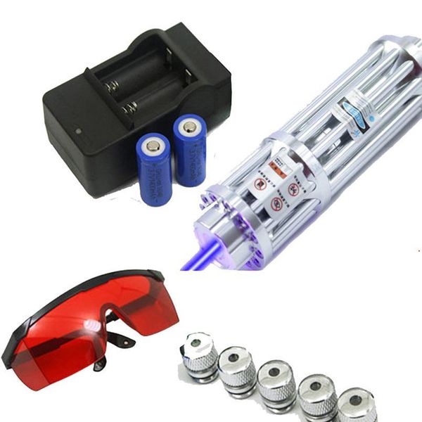 

most powerful burning laser torch 450nm 10000m focusable blue laser pointers flashlight burn match candle lit c jllupr