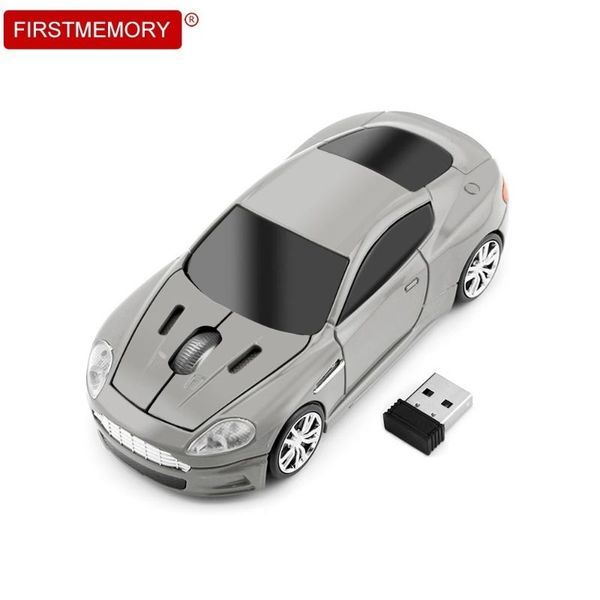 

wireless mouse 2.4ghz super sports car shape mice 1600 dpi computer optical gaming mause with usb receiver for pc lapdesktop