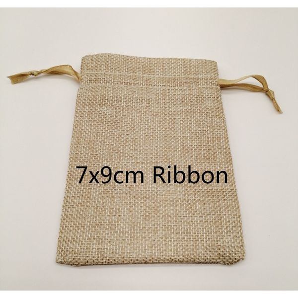 

500 шт. ткань джут сумки подарочная упаковка сумка подарочная сумка drawstring хлопковая сумка для рождественской вечеринки свадьба ювелирны