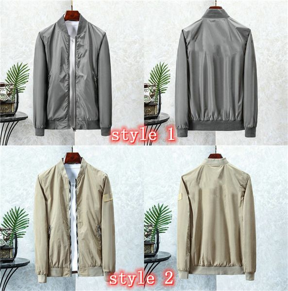 

british men's baseball stand-up jacket men's autumn wear wind-proof thin embroidered coat youth simple versatile cardigan hoodie, Black;brown