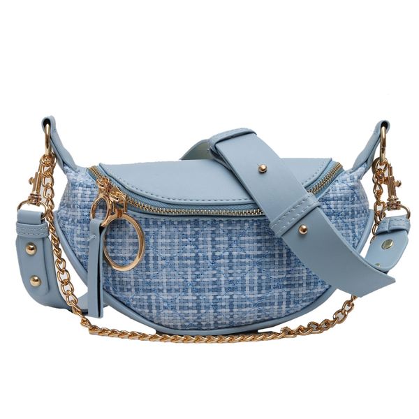 

women stone pattern small simple crossbody bags half moon shouler messenger bag female fashion handbags and purses casual chest bags