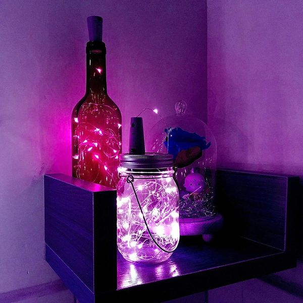 

wine cork shaped mini string bottle fairy strip battery operated starry lights for diy christmas wedding party8xjg