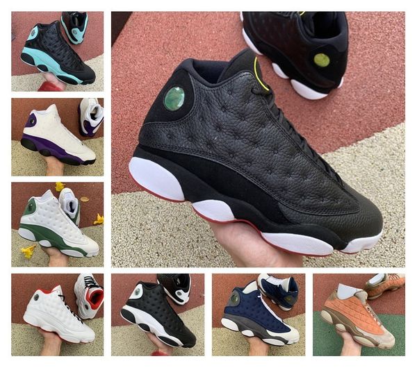 

13 13s men basketball shoes reverse he got game chicago bred flint playground dirty bred pure money sports sneaker 40-46