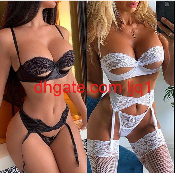 

underwear pajamas women underwear bra lace, Black;white