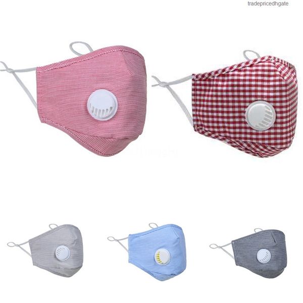 

factorylv7adustproof er mask ice silk cotton face pm2.5 washable reusable breathable for child solid designer masks ffa4029#a