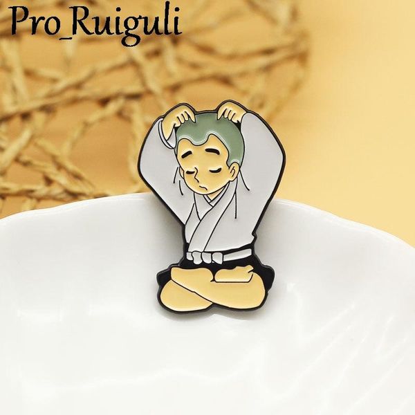 

20pcs ikkyu san japanese cartoon anime girls metal enamel collar pin lapel badge jewelry brooch kids gifts accessories bbyeik