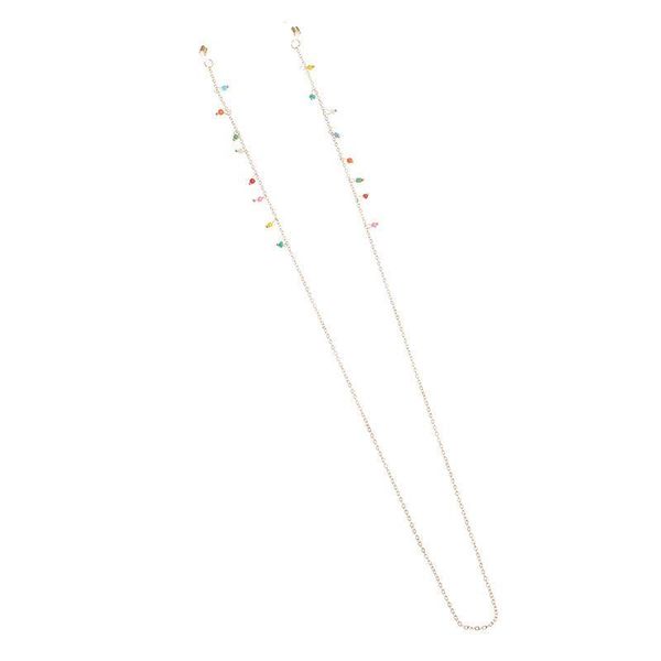 

chic gold color luxury multi color crystal glasses chain fashion lanyards glasses holder sunglasses accessories chic gold h bbyvwu