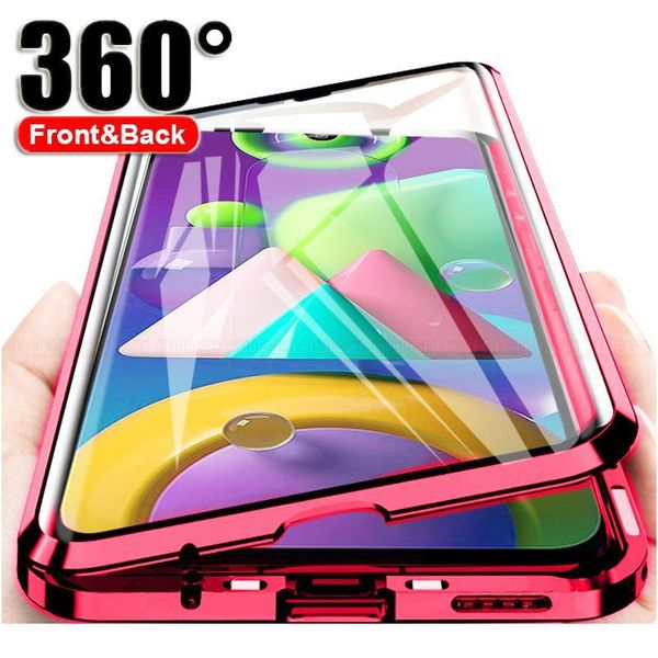 

360 full magnetic adsorption metal case for samsung galaxy s8 s9 s10 plus s20 ultra s10e note 8 9 10 doub wmtfpm