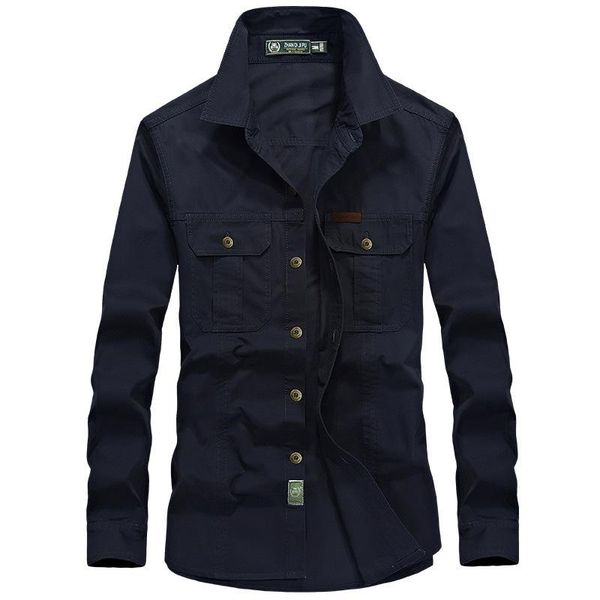 

plus size 5xl 6xl spring autumn men's solid cargo cotton tactical shirts long sleeve army loose work cargo shirts man, White;black