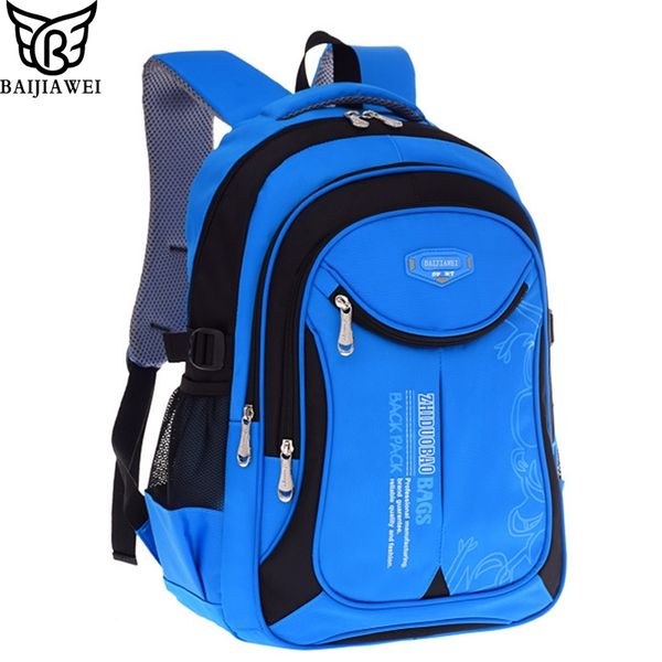 

baijiawei children backpacks primary school bags for students super light kids backpacks waterproof schoolbags mochila y200107