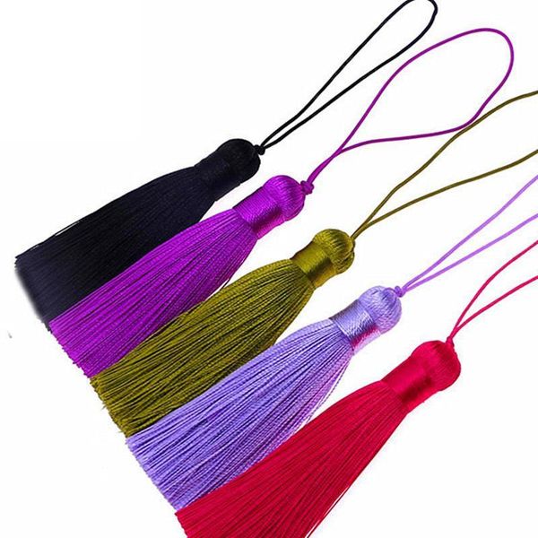 

2pcs pack 8cm silk tassel fringe curtain brush diy craft tassel fringe trim for curtains jewelry diy wedding home decor accessor h jlliwt