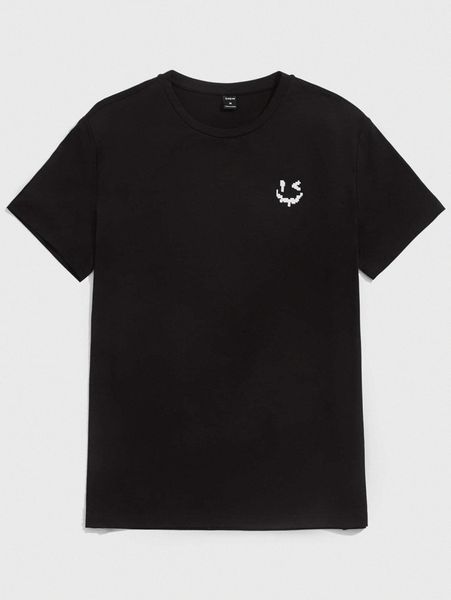 

men cartoon graphic tee 94p4#, White;black