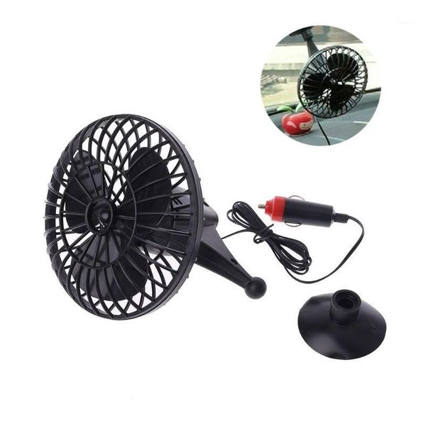 

electric fans 12v powered mini truck car vehicle cooling air fan adsorption summer gift1