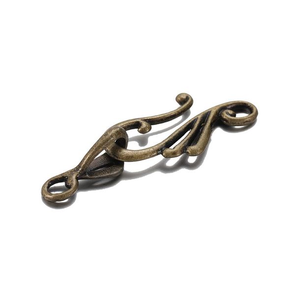 

10pcs bronze gold musical note shape zinc alloy toggle clasps hooks for necklace bracelet jewelry making supplies diy bbyqhw