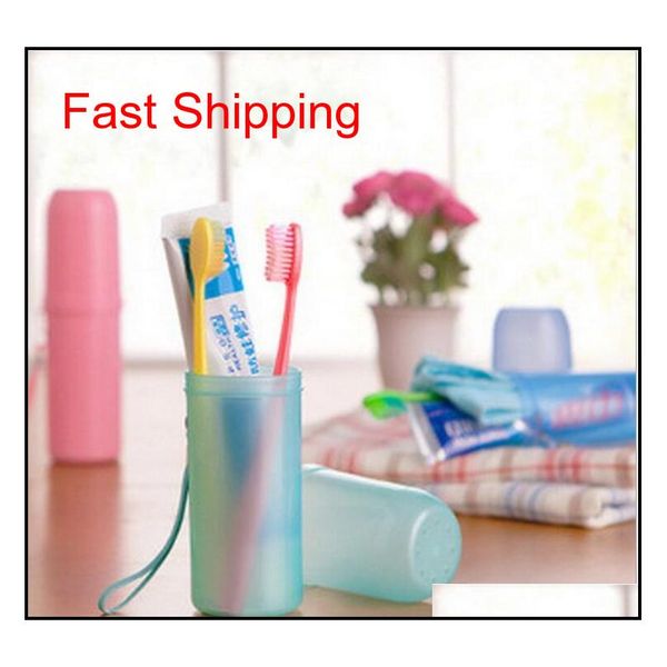 

new bathroom accessories cute candy color travel camp portable l plastic towels toothpaste tothbrush boxes holders storage cup nwlmn