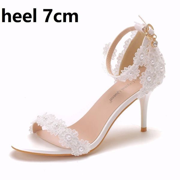 

crystal queen women's fish's mouth platform woman thin bows white wedding shoes dressed as bride's wife's buckle bombs q, Black