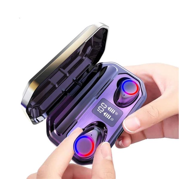 

5.0 noise m12 touch wirels bluetooth reduction headset binaural movement in ear
