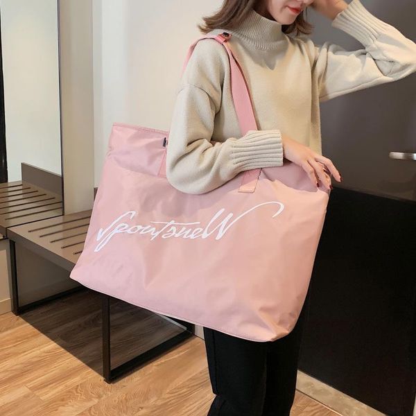 

woman's travel bag large capacity single luggage bag light simple yoga fitness
