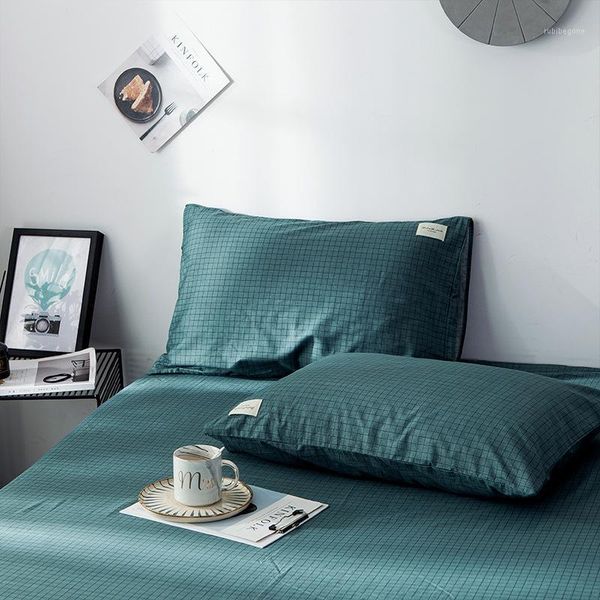 

pillow case 2pcs 100% cotton pillowcase solid color cover bedding set home decorative cushion 48*74cm1