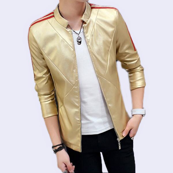 

new motorcycle clothing 2020 spring of men leather jacket outerwear men's fashions jackets, Black;brown