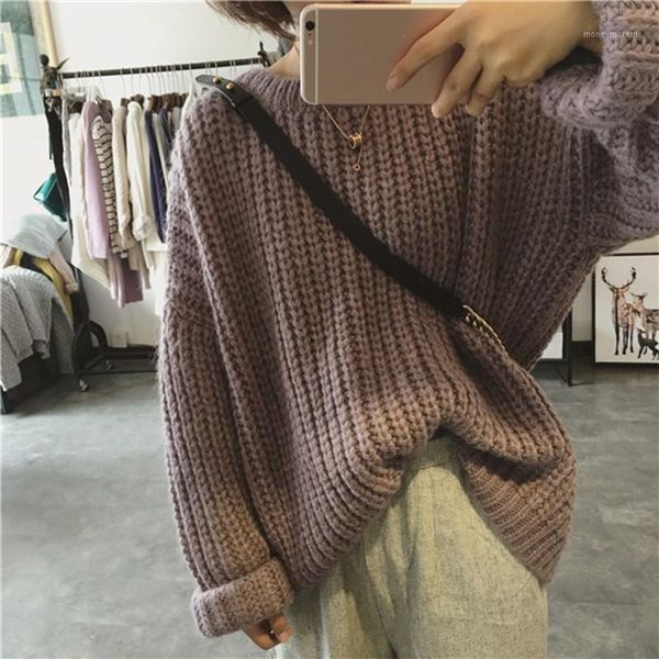 

women's sweaters autumn winter fashion women solid color sweater base long sleeve o neck loose slim 1, White;black