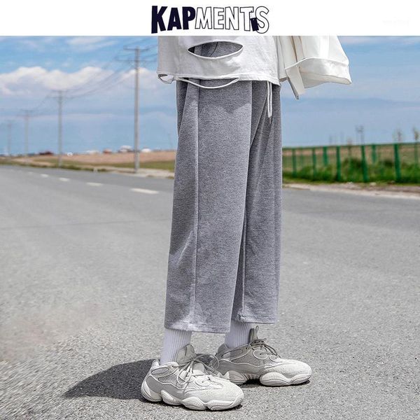 

kapments mens casual sweatpants 2020 joggers pants men harajuku streetwear oversized harem pants male korean fashions trousers1, Black
